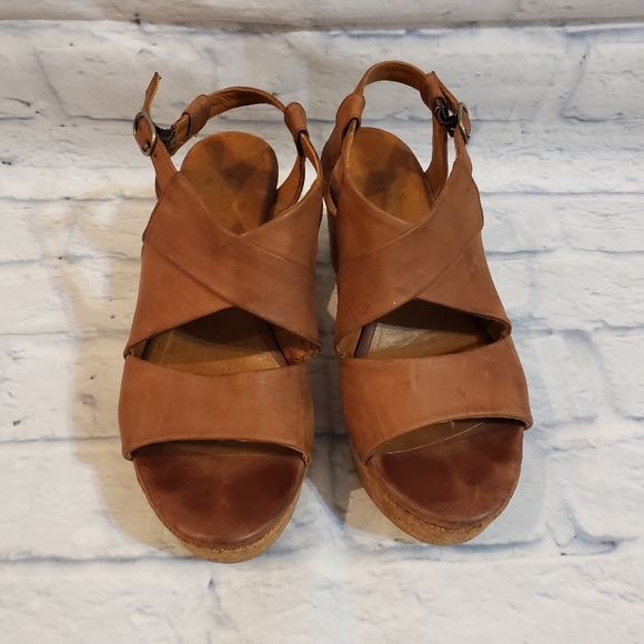 Coclico Melania cork-wedge sandal. Size 38.5 - Picture 3 of 12